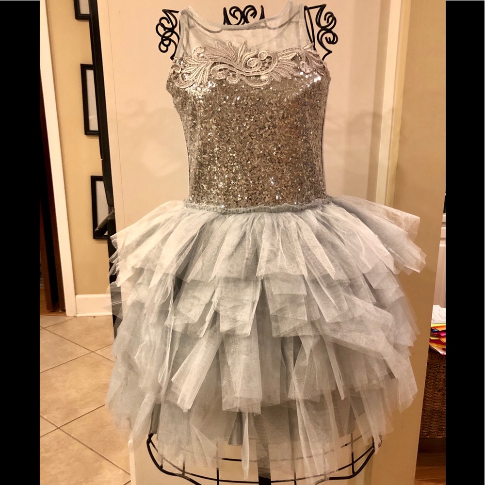 GIRLS OOH LA LA COUTURE DRESS AND SHRUG